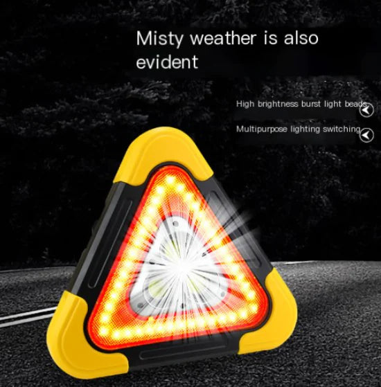 LED Solar Safety Triangle
