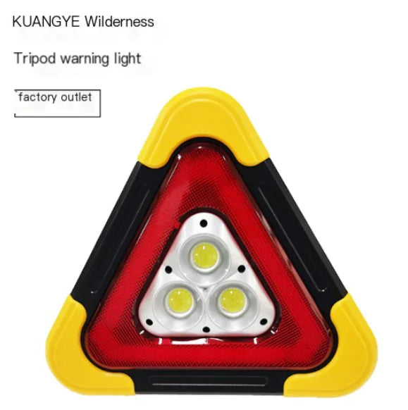 LED Solar Safety Triangle