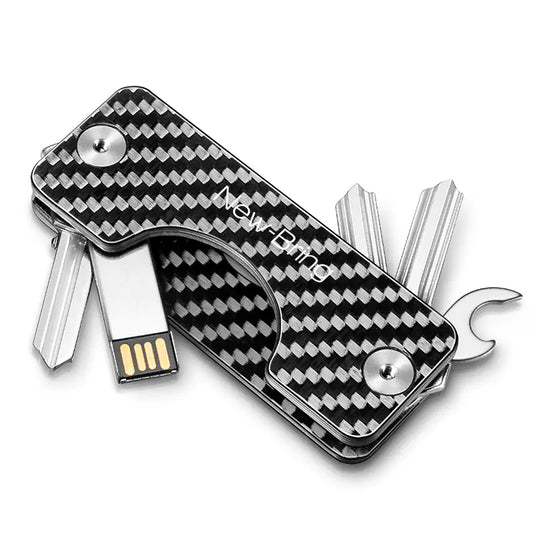 NewBring Carbon Fiber Multifunctional Key Organizer
